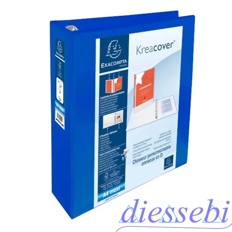 Raccoglitore ad Anelli A4 Exacompta d60mm Blu