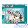 Paint & Frame Cute Bunnies