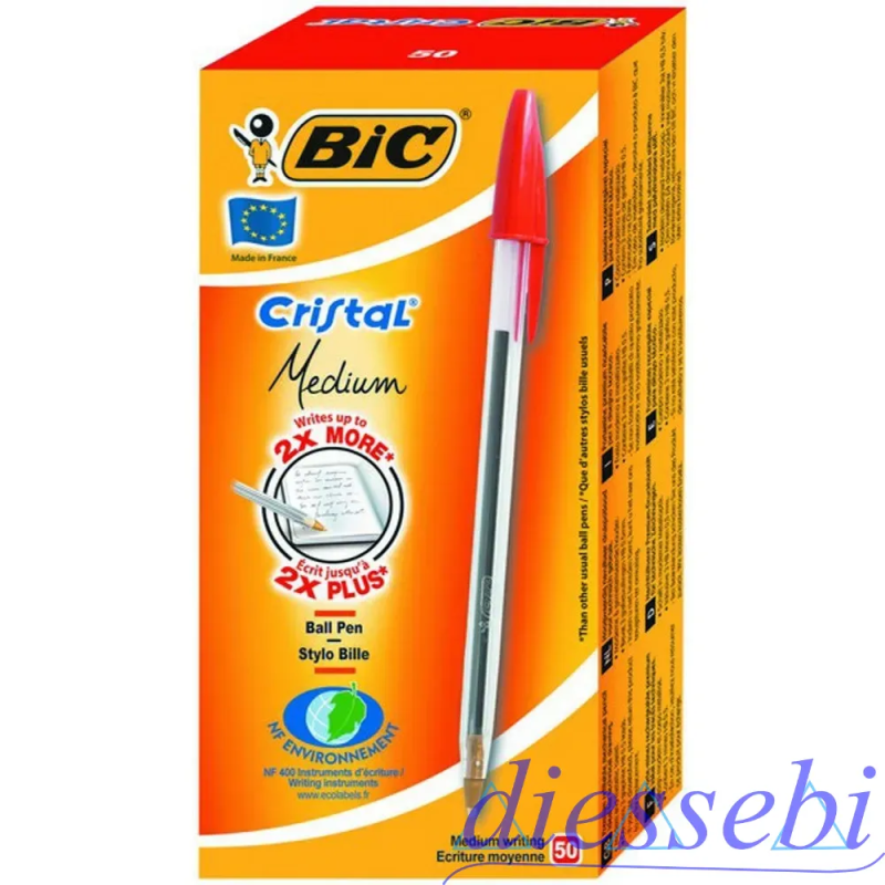 Penna Bic Cristal Original Rosso