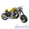 Costruzioni Lego Technic Moto Gialla