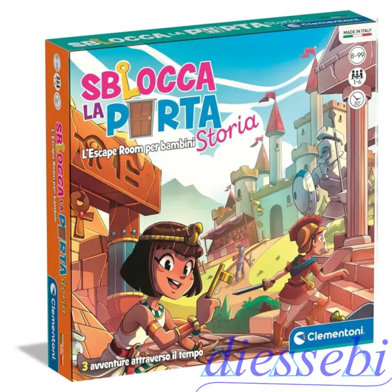 Sblocca la Porta Storia (Escape Room per Bambini) Clementoni