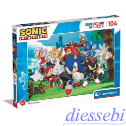 Puzzle Sonic 104 Pezzi Clementoni