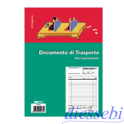 Blocco D.d.T. Documento di Trasporto A4 2 copie autoricalcante EdiPro