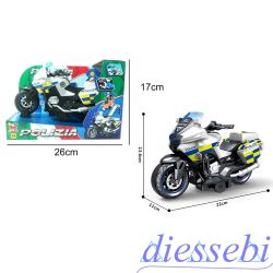 Moto Polizia con Luci e Suoni