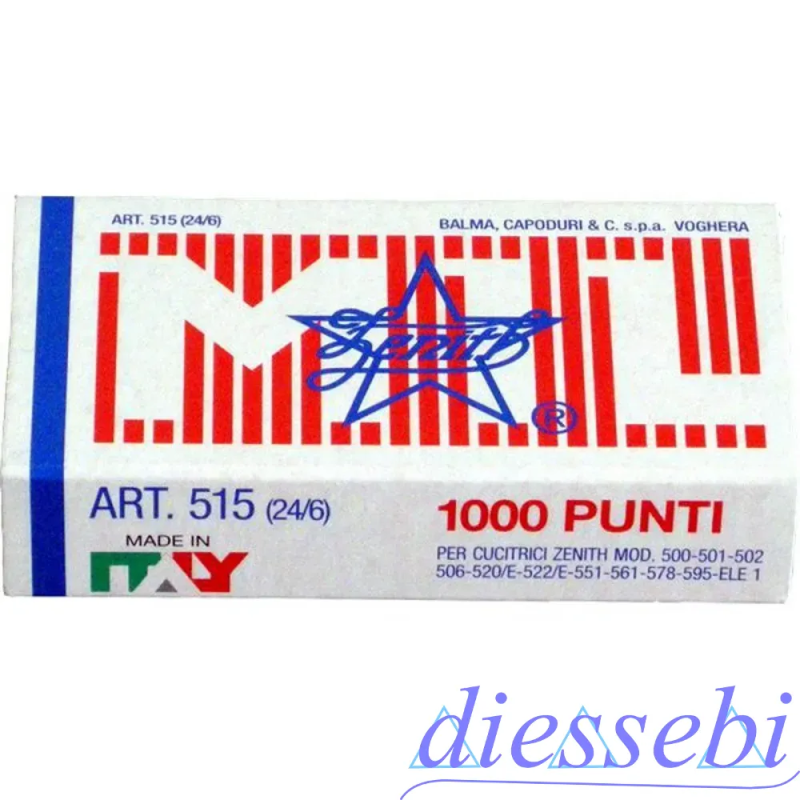 Punti Cucitrice 24/6 Zenith